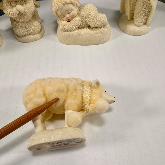 Snow Babies Department 56 Babies in Bethlehem Nativity Set - Picture 7 of 11